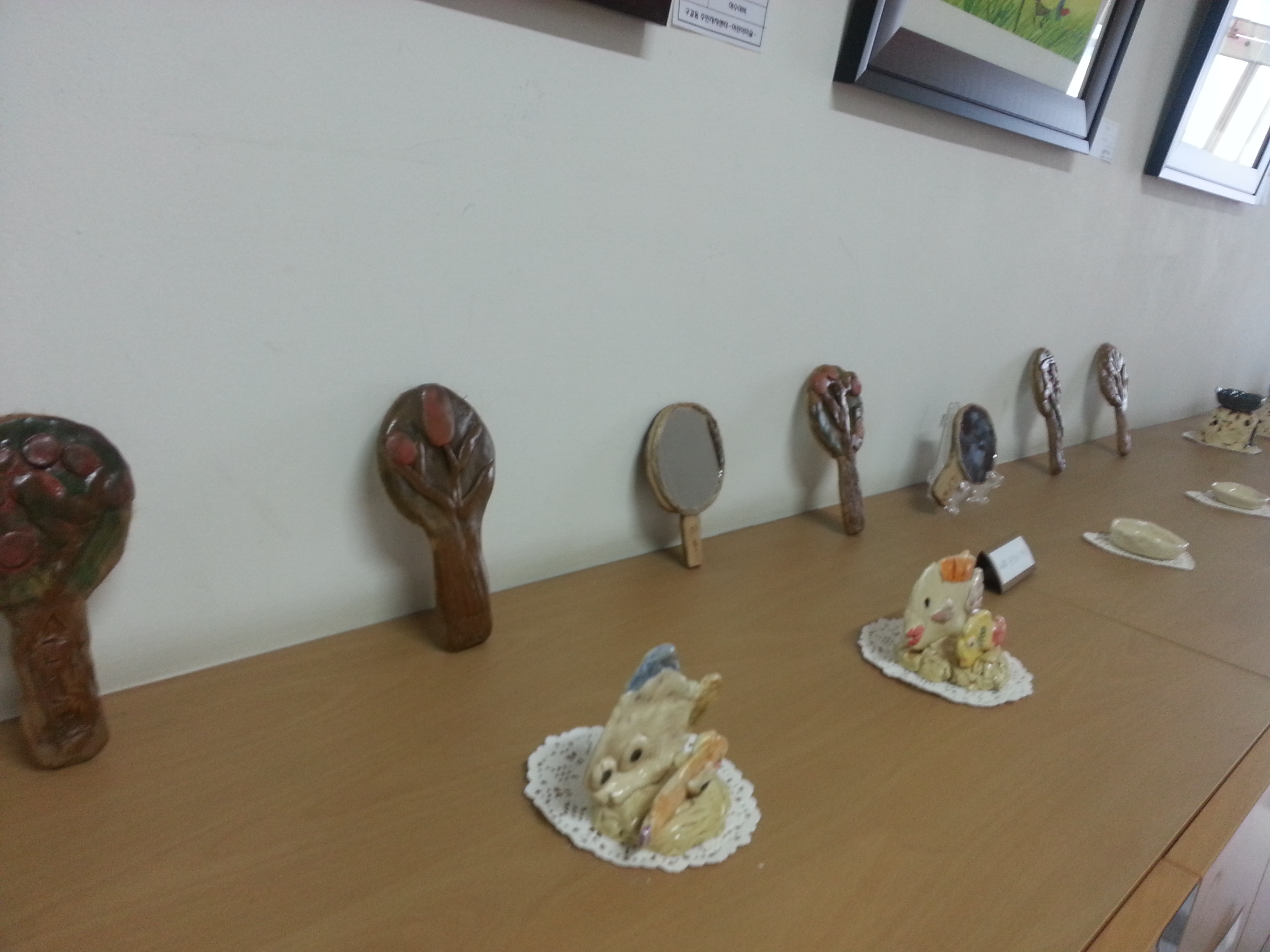 어린이 도자기 공예 작품전 사진