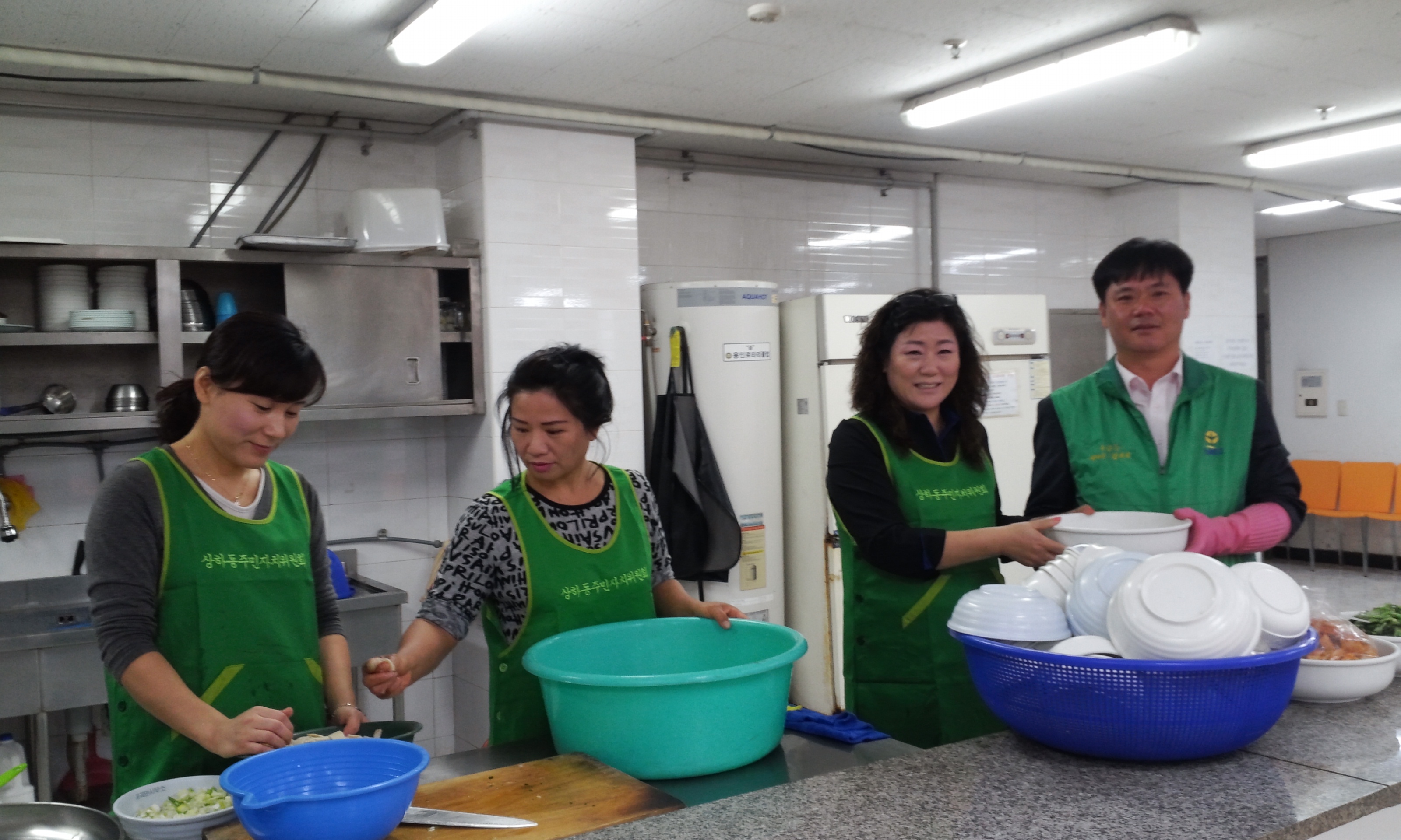 무료급식봉사활동 사진
