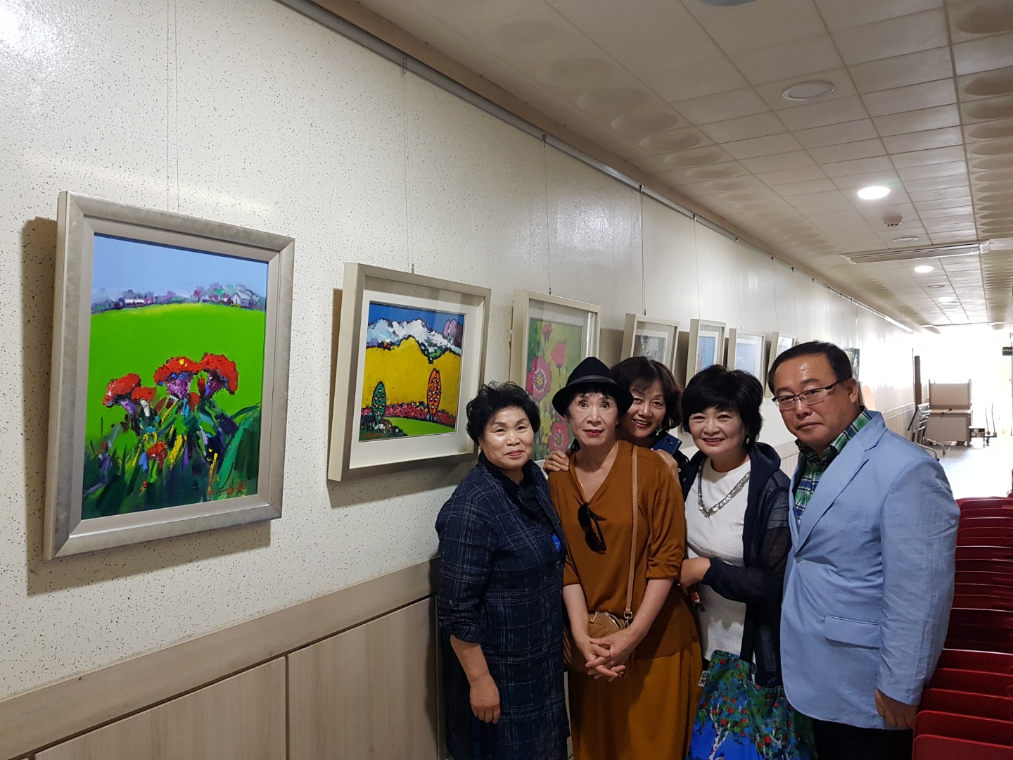 개소 10주년 유화반 작품전시회 사진