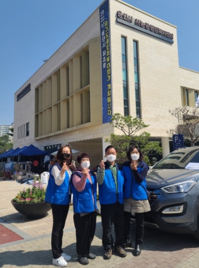 백신지원 차량 지원 사진